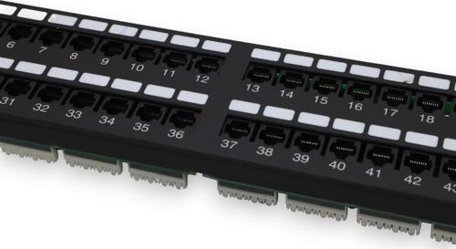 SIGNAMAX 2U 48 PORT CAT3 PATCH PANEL 2U SİYAH 