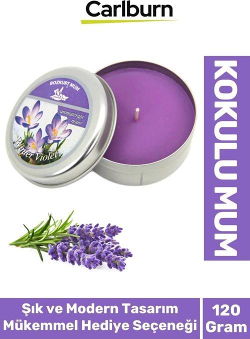 Özel Üretim Aromaterapi Arınma Huzur Meditasyon Yoga Esans Dekoratif Mum Oda Kokusu 120G Teneke Kutu