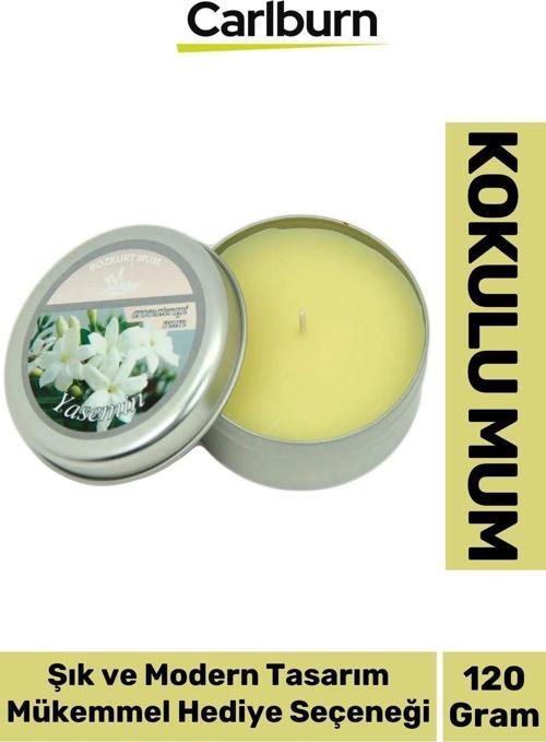 Özel Üretim Aromaterapi Arınma Huzur Meditasyon Yoga Esans Dekoratif Mum Oda Kokusu 120g Teneke Kutu