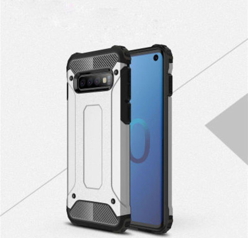 Samsung Galaxy S10 Plus Tam Koruma Sağlayan Çift Katmanlı Crash Premium Sert Silikon Kılıf