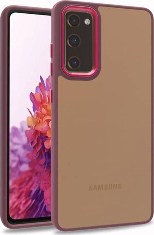 Samsung Galaxy S20 Fe Şık Görünümlü Ve Arkası Şeffaf Flora Premium Kılıf