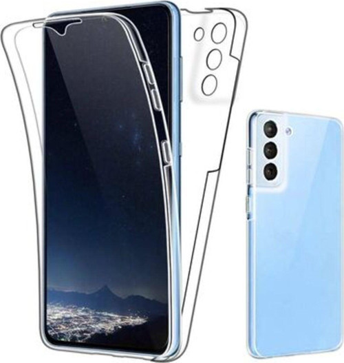 Samsung Galaxy S21 Plus Kılıf Şeffaf 360 Derece Koruma Enjoy Kapak