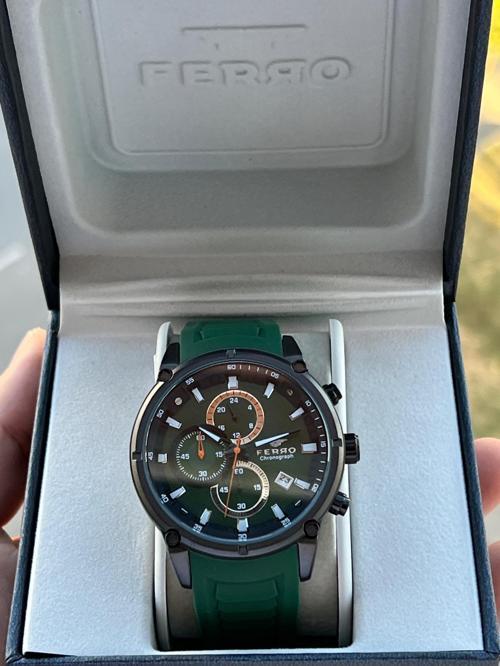 Silikon Kordon İç Fonksiyonları Aktif 30 Mt Suya Dayanıklı Erkek Kol Saati EFM43001-F10