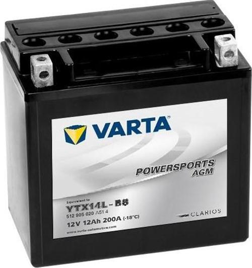 YTX14L-BS 12AH 12V Besleme Aküsü ( Üretim Tarihi:2023 )