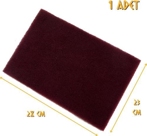 Brite Keçe Zımpara 230 x 280 mm. - Kırmızı - 1 Adet