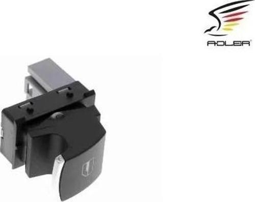5K0959855 Cam Açma Anahtarı Tekli Krom - Golf-Jetta-Passat-Passat Cc-Polo-Caddy-Tıguan