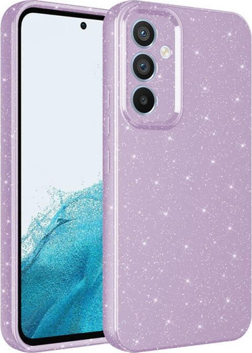 Samsung Galaxy S24 Kılıf Kamera Korumalı Simli Lüks Koton Kapak