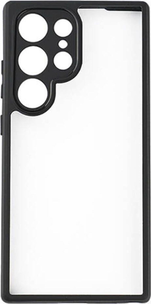 Samsung Galaxy S24 Ultra Kılıf Kamera Korumalı Şeffaf Arka Yüzey New Roll Kapak