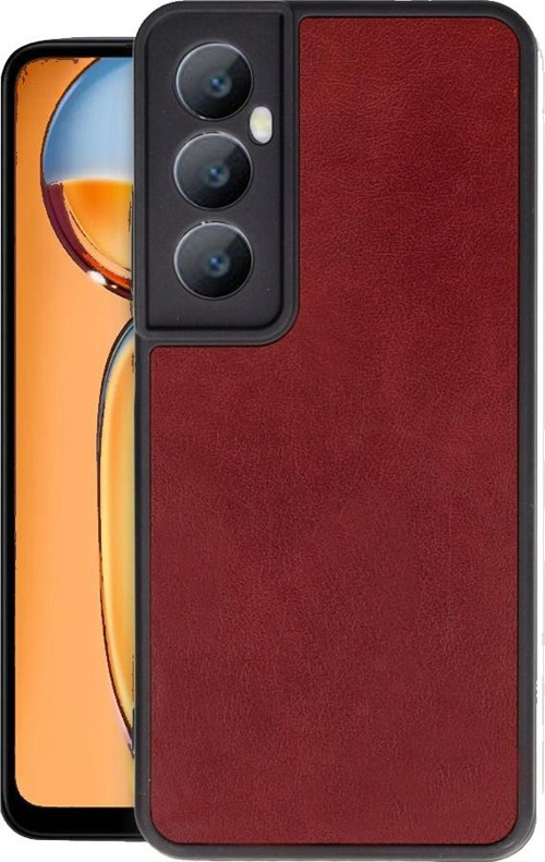 Realme C65 Kılıf Aras Seri Deri Kapak