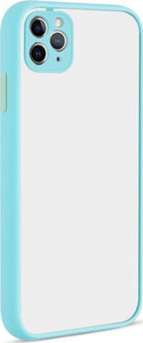 İphone 11 Pro Max Kenarları Renkli Arkası Buğulu Şık Hux Silikon Kılıf