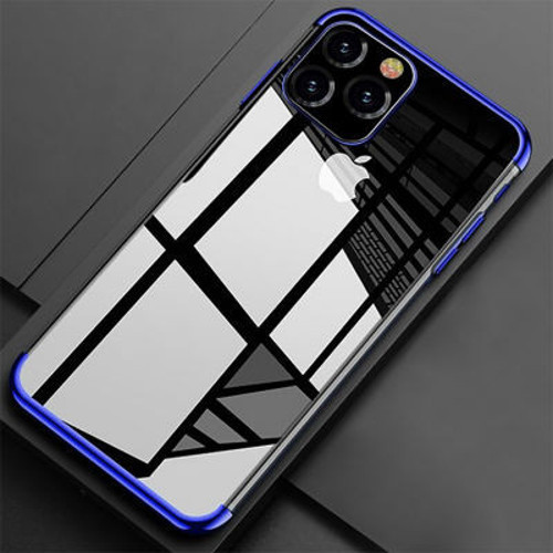 İphone 11 Pro Kenarları Renkli Arkası Şeffaf Bosses Premium Silikon Kılıf