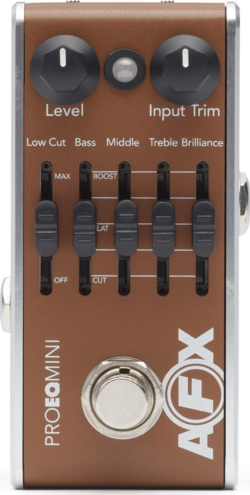 AFX Pro EQ Mini Akustik Preamp & EQ Pedalı