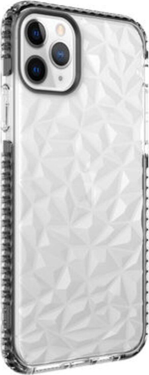 İphone 11 Pro Max Piramit Desenli Transparan Şık Buzz Silikon Kılıf