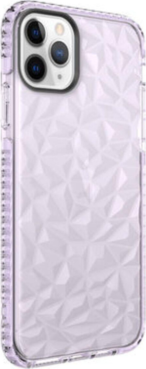 İphone 11 Pro Max Piramit Desenli Transparan Şık Buzz Silikon Kılıf