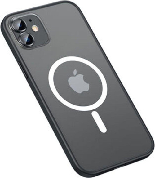 İphone 12 Kılıf Magsafe Özellikli Şık Mokka Wireless Kapak