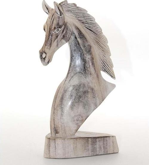 Ahşap At Büstü