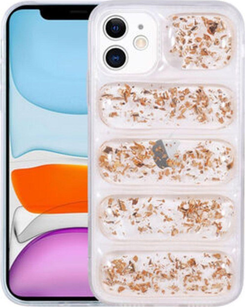 İphone 12 Simli Dalga Premium Silikon Kılıf