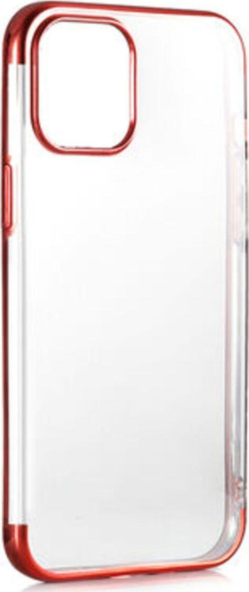 İphone 12 Mini Kenarları Renkli Arkası Şeffaf Bosses Premium Silikon Kılıf