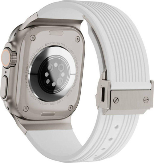 Apple Watch Ultra 49Mm Krd-113 Spor Görünümlü Silikon Kordon