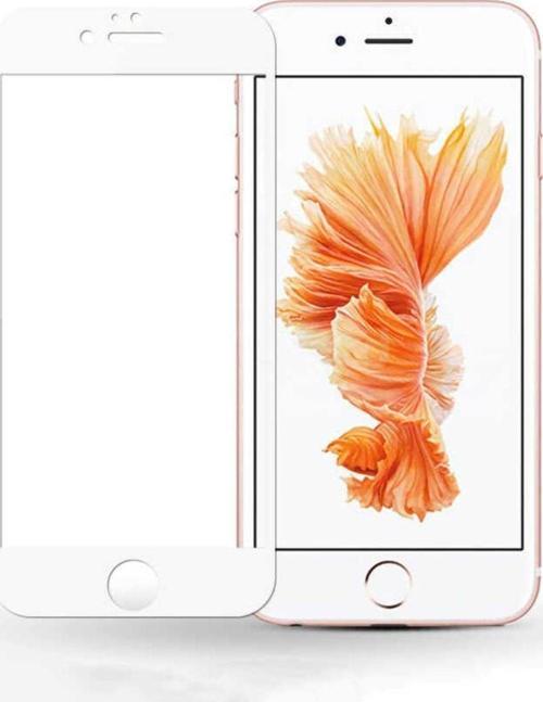 Iphone 6S Ve Iphone 6 Beyaz Esnek Ekranı Kaplayan Kırılmaya Dayanıklı Shock Seramik Ekran Koruyucu