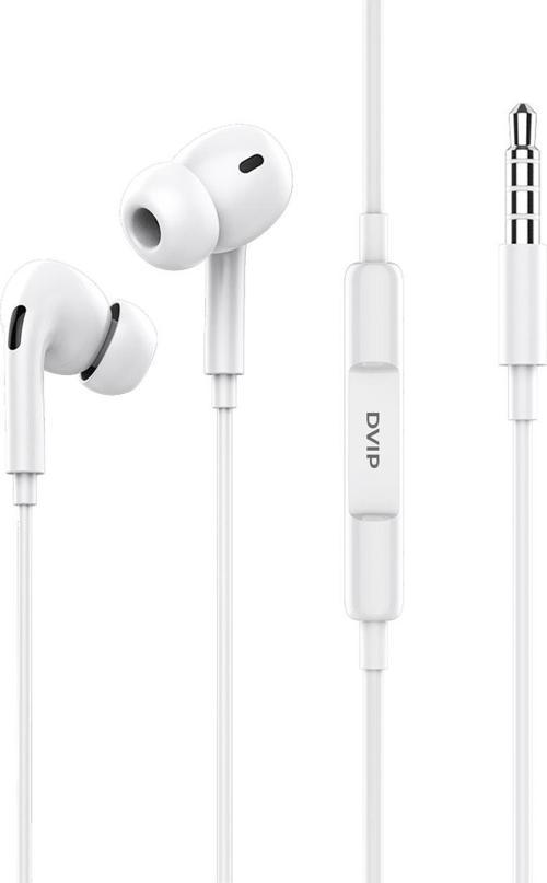 S3 3.5mm Jack Girişli Mikrofonlu Kablolu Kulaklık Beyaz
