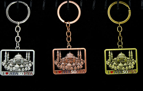 Metal Ayasofya Anahtarlık Alk2200