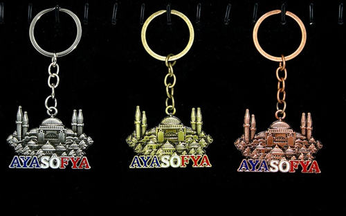 Metal Ayasofya Anahtarlık Alk2206