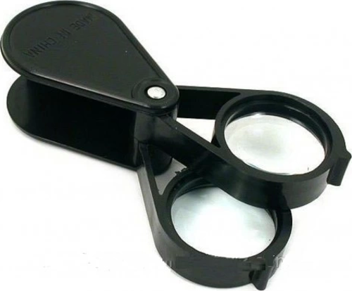 20x30 2k30mm Çıft Optik Lens Katlanan Cep Büyüteç.