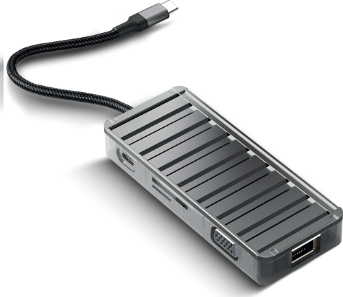 Force 9 İn 1 Usb C To Hdmı Vga Ethernet Hub Çoklayıcı Hub