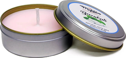 Soya Wax Mum Kokulu Tenekede Bazukalı (sakız)