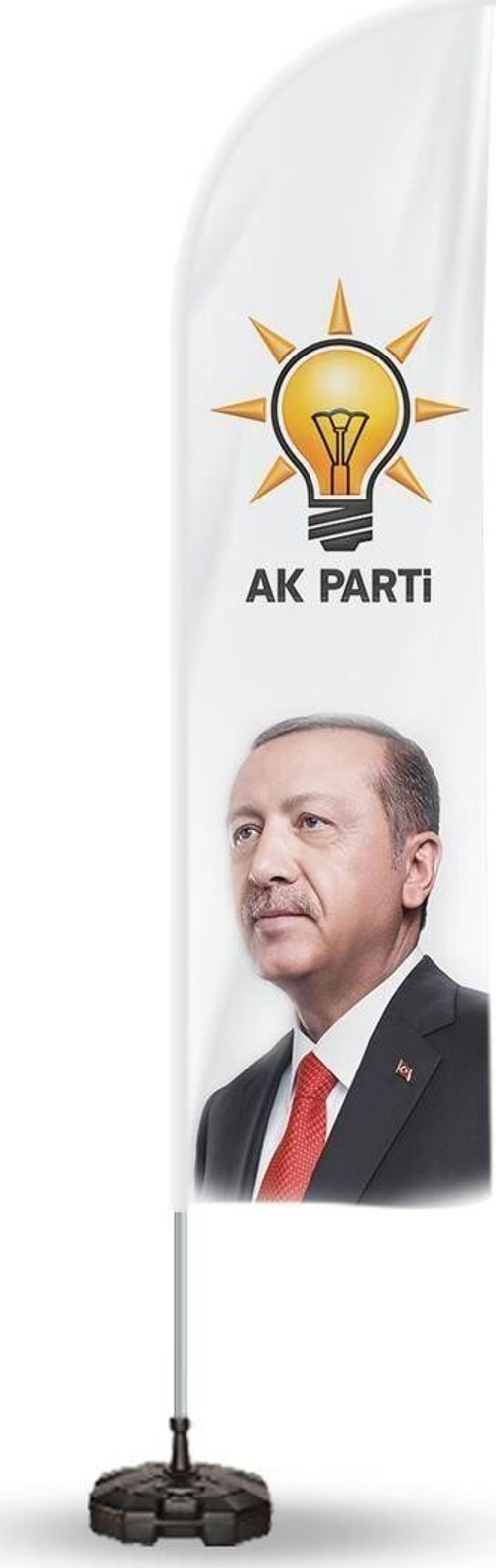 Ak Parti Reklam Yönlendirme Ve Tanıtım Yelken Bayragı Rte