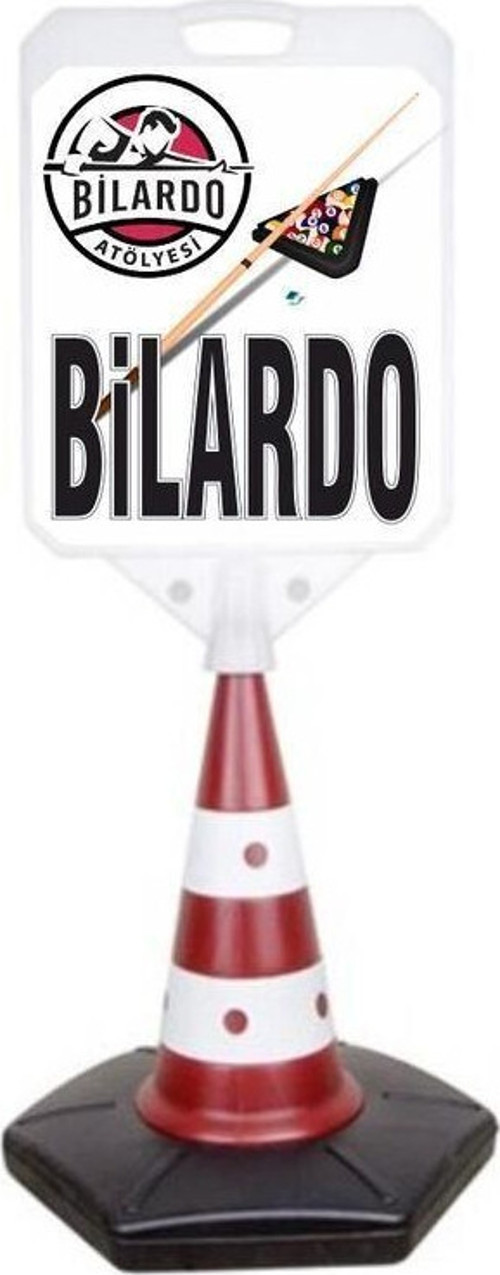 Bilaardo Temalı Reklam Ve Uyarı Dubası 1 Adet