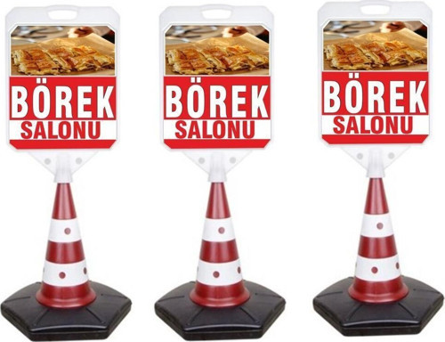Börek Temalı Reklam Ve Uyarı Dubası 3 Adet