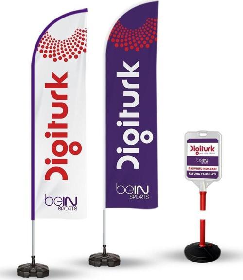 Dıgıturk Reklam Yönlendirme Tanıtım Yelken Bayragı Ve Bariyer Duba