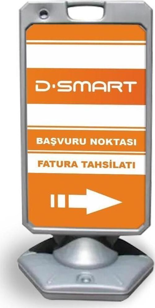 Dsmart Reklam Ve Yönlendirme Uyari Dubasi A Tabela Gri