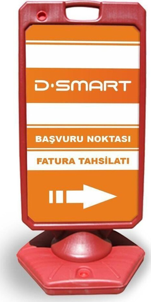 Dsmart Reklam Ve Yönlendirme Uyari Dubasi A Tabela Kırmızı