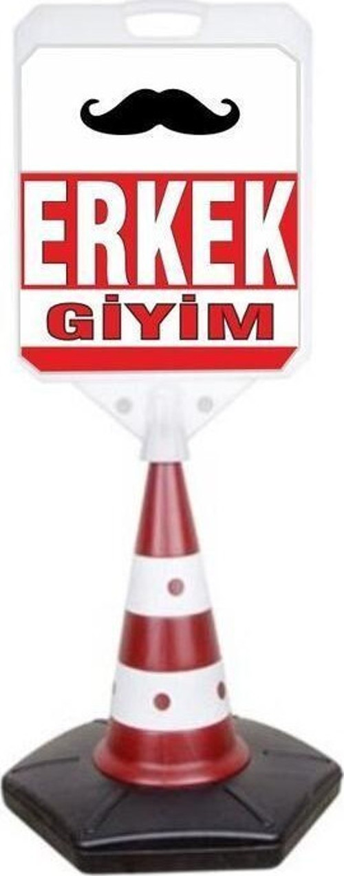 Erkek Giyim Temalı Reklam Ve Uyarı Dubası 1 Adet