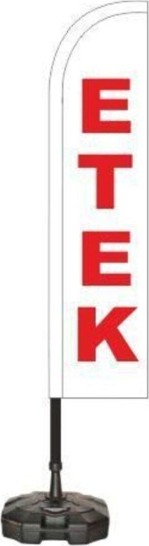 Etek Temalı Yelken Bayrak