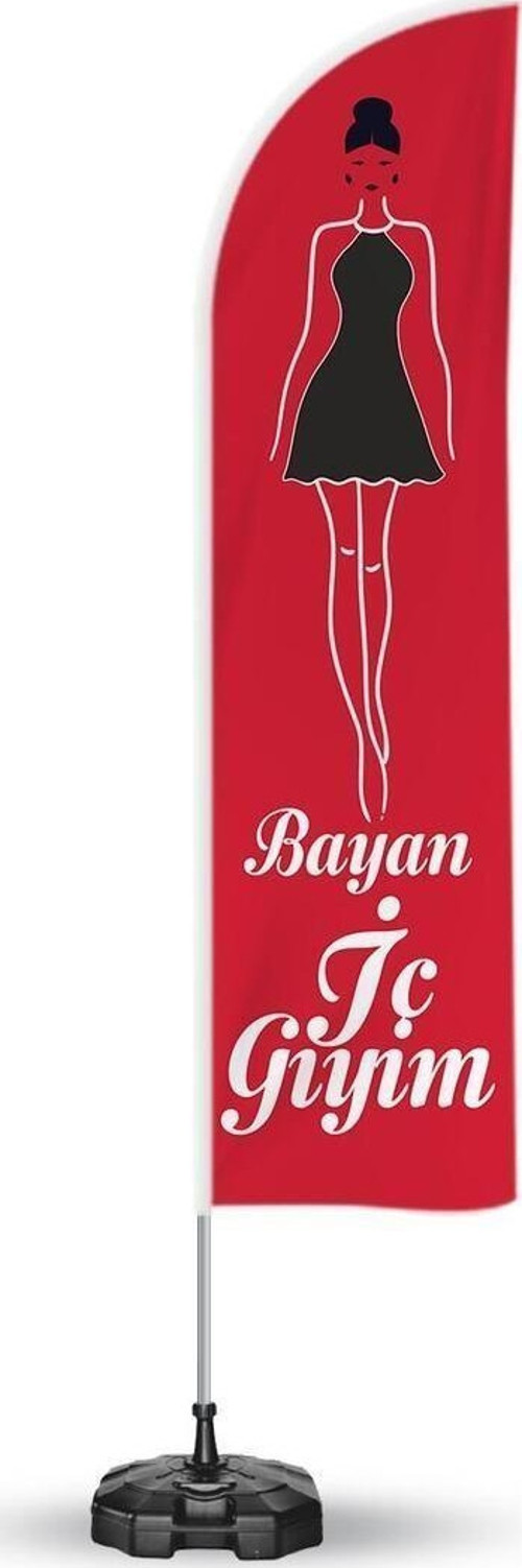 Iç Giyim Reklam Yönlendirme Ve Tanıtım Yelken Bayragı