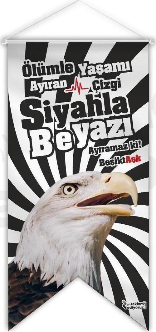 Ölümle Yaşamı Ayıran Çizgi Siyahla Beyazı Ayıramaz ki Bayrak