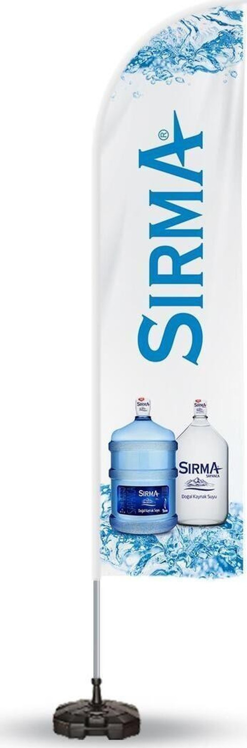 Sırma Su Reklam Yönlendirme Ve Tanıtım Yelken Bayragı
