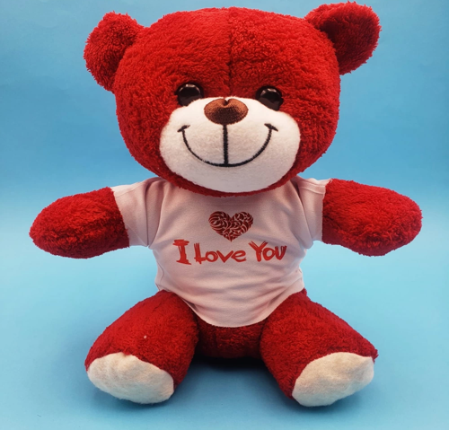 Kırmızı I Love You Ayıcık