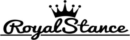 Royal Stance Sticker (Oto-Motor-Laptop-Duvar-Dekor) 30 x 10 cm