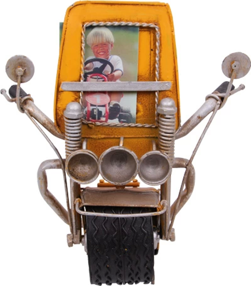 Dekoratif Metal Çerçeve Motosiklet Temalı