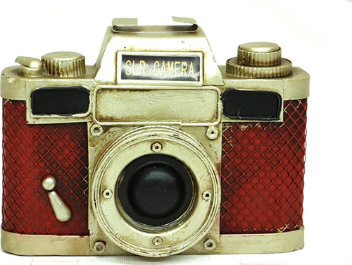 Dekoratif Metal Fotoğraf Makinesi