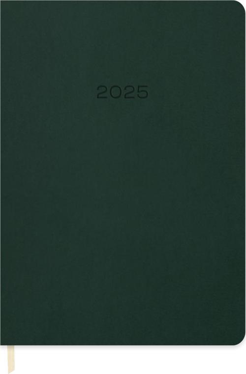 2025-16*24 Günlük Termo Deri Ajanda-Yeşil