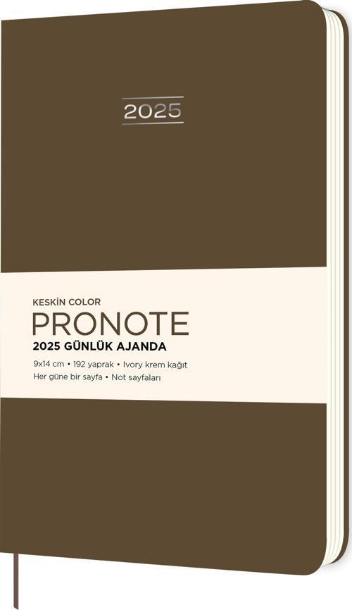 Keskin 2025-9*14 Pronote Günlük Ajanda - Kahverengi