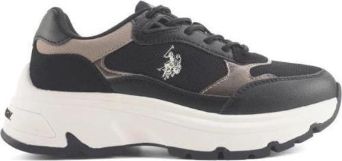 U.S.POLO ASSN.VIAVAI 4PR SİYAH COMFORT CASUAL ANATOMİK SPOR AYAKKABISI