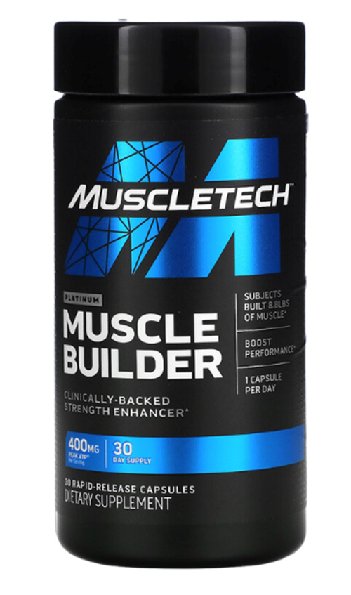 Swanson Muscletech Platinum Muscle Builder Peak Atp 30 Rapid-Release Capsul. Usa Version.3639