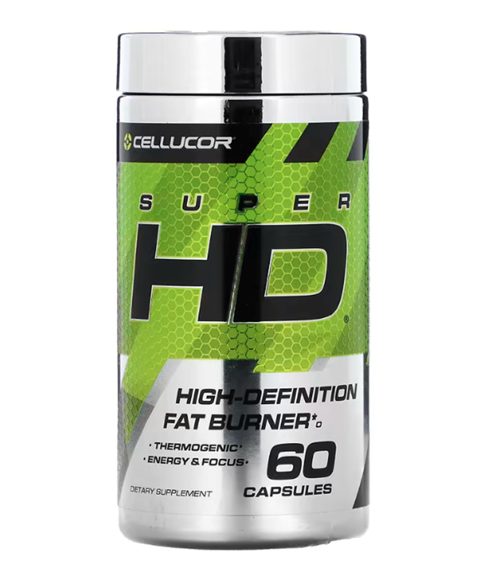 Swanson Cellucor, Super Hd, High-Definition Fat Burner, 60 Capsules. Usa Menşei